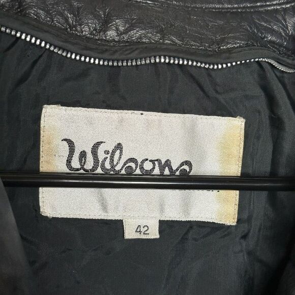 Vintage Wilsons Leather Jacket 42 - Picture 5 of 5